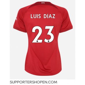 Liverpool Luis Diaz #23 Hemma Matchtröja Dam 2022-23 Kortärmad